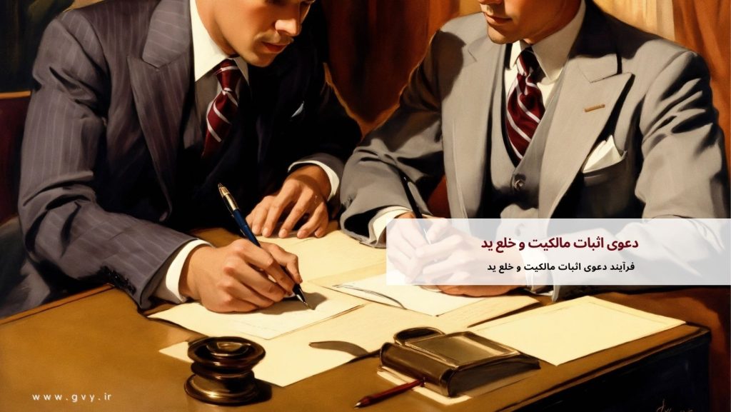 دعوی اثبات مالکیت و خلع ید چیست؟