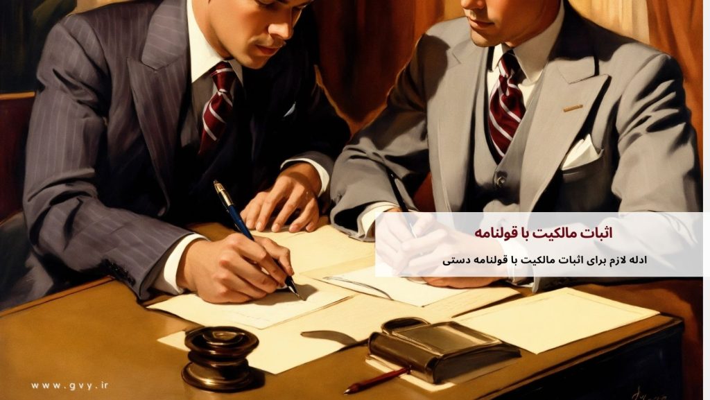 اثبات مالکیت با قولنامه در حقوق ایران چگونه است؟ 3 اثبات مالکیت با قولنامه در حقوق ایران