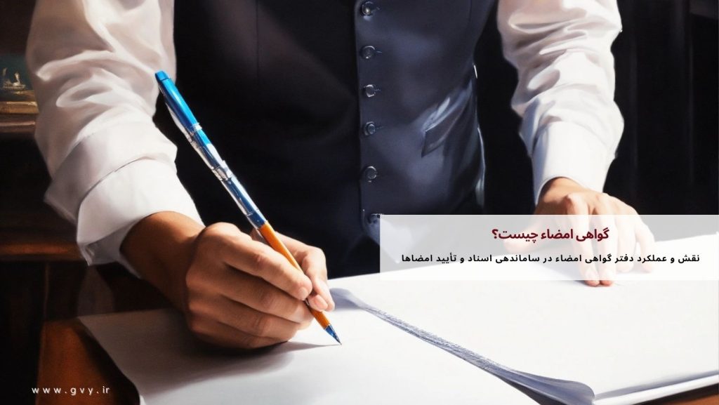 گواهی امضاء و شرایط آن چیست؟ 4 گواهی امضاء | مفهوم، مراحل اعطا و شرایط لازم