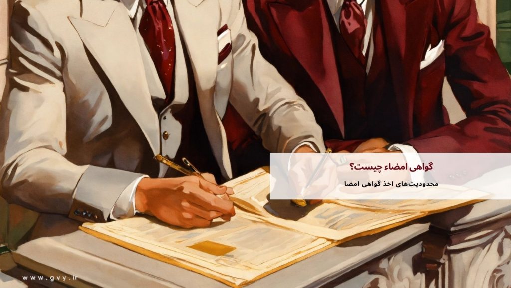 گواهی امضاء و شرایط آن چیست؟ 7 گواهی امضاء | مفهوم، مراحل اعطا و شرایط لازم