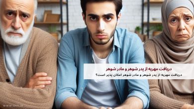 دریافت مهریه از پدر شوهر و مادر شوهر امکان پذیر است؟ 2 دریافت مهریه از پدر شوهر و مادر شوهر امکان پذیر است؟